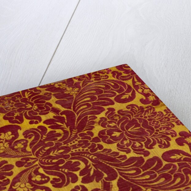 Textile design, detail. Italy, late 17th century by Unknown
