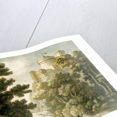 A Castle on a Cliff by Unknown