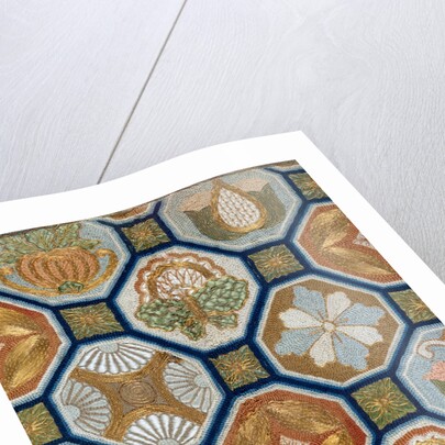 Temple altar cloth, detail. Japan, 19th century by Unknown