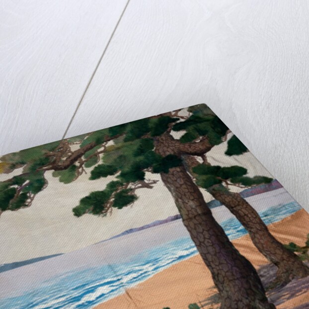 Hanging, Pine Trees on the Seashore. Japan, 19th century by Unknown