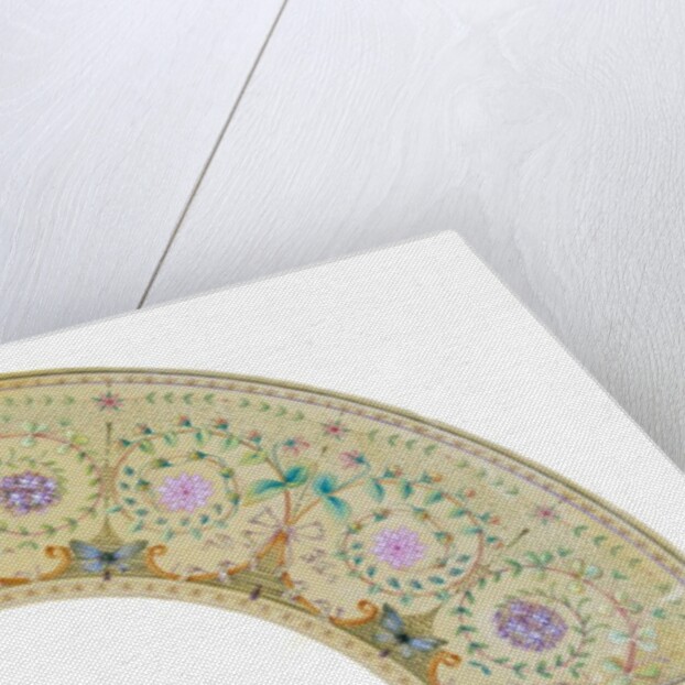 Design for a fan by Anonymous