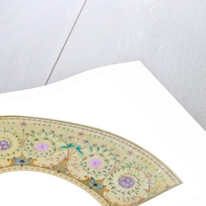 Design for a fan by Anonymous