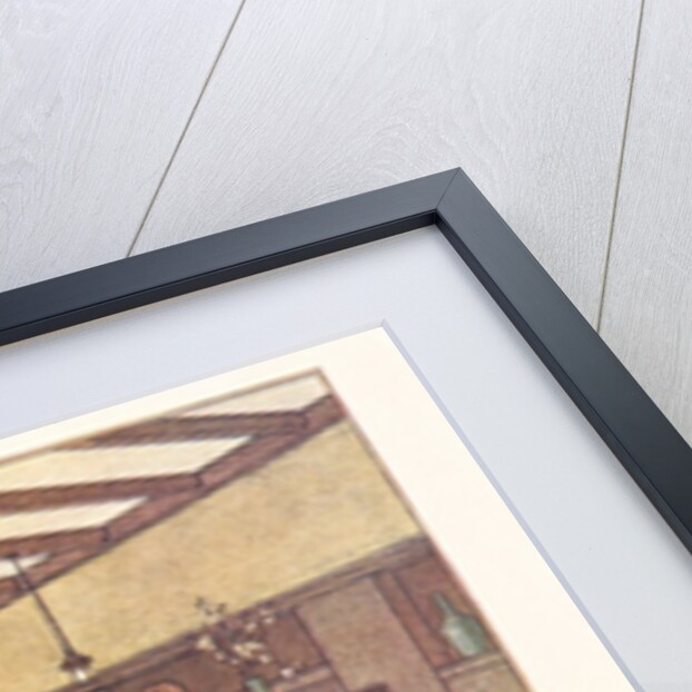A Craftsman Living Room, Showing Recessed Window Seat by Anonymous