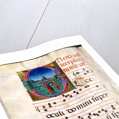 Illuminated letter O. Spain, 13th-15th century by Anonymous
