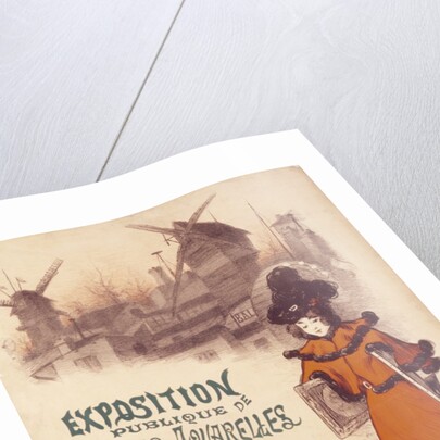 Exhibition publique de Dessins aquarelles, pastels, tableaux, lithographies by Alfred Roedel