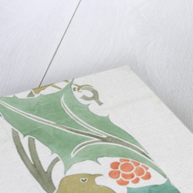 Bird textile design by Charles Francis Annesley Voysey