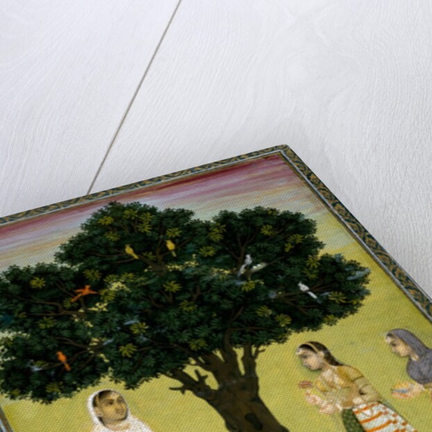 A young princess and her companions. India, 18th century by Unknown