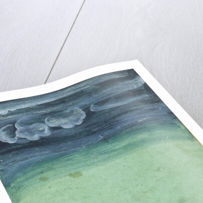 A lady holding a flower by Unknown