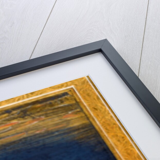 A mullah bowing down to a man in Iranian dress by Unknown