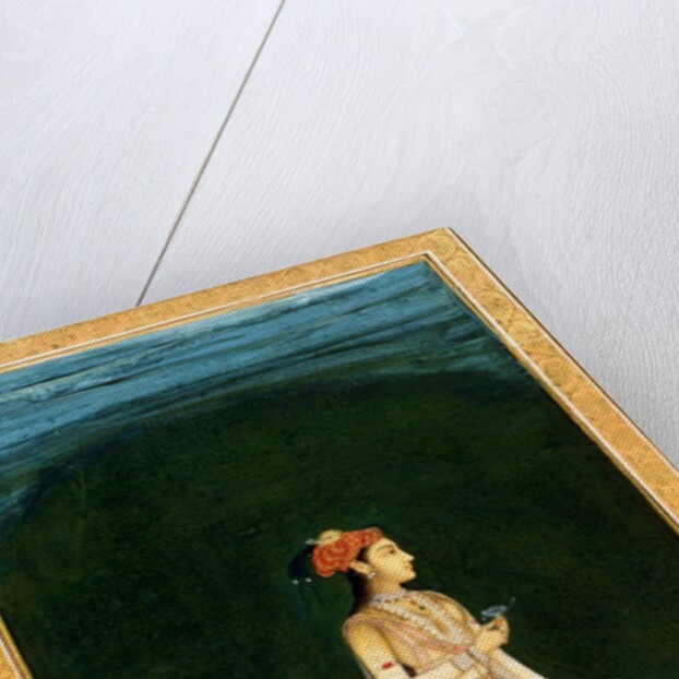 A lady with a wine flask and cup by Unknown