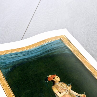 A lady with a wine flask and cup by Unknown