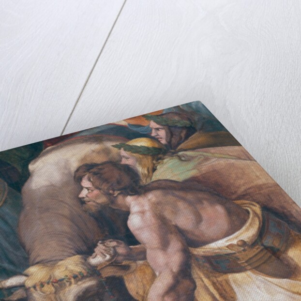 The Sacrifice at Lystra, detail by Raphael