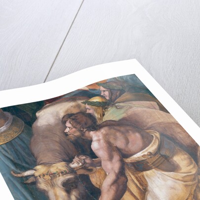 The Sacrifice at Lystra, detail by Raphael