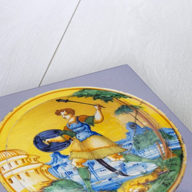 Dish. Montelupo, Italy, late 16th century by Unknown