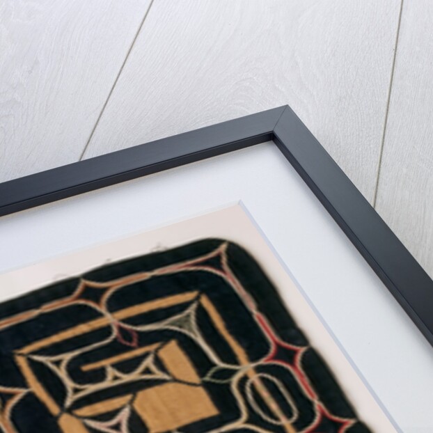 Embroidered textile by Anonymous