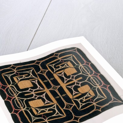 Embroidered textile by Anonymous