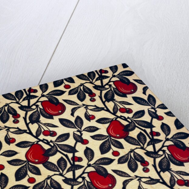 Pears and Cherries furnishing fabric by Bruce James Talbert