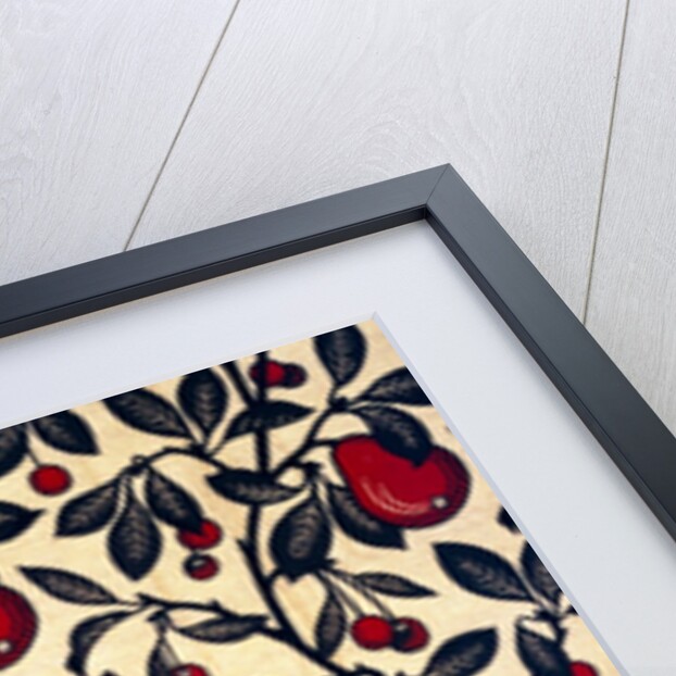 Pears and Cherries furnishing fabric by Bruce James Talbert