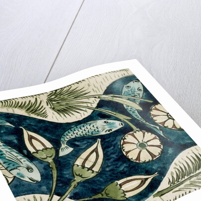 Fishes and lilies by William Frend De Morgan