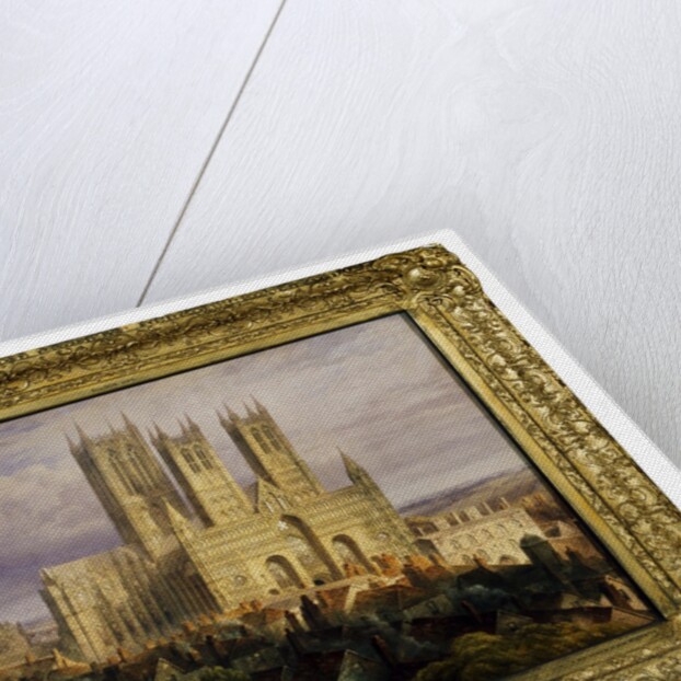 Lincoln Cathedral by Frederick Mackenzie