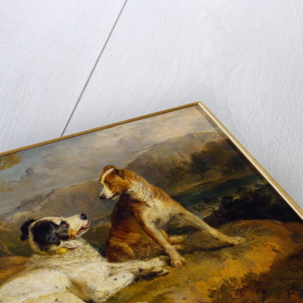 The Two Dogs by Edwin Henry LandseerRA) (Sir