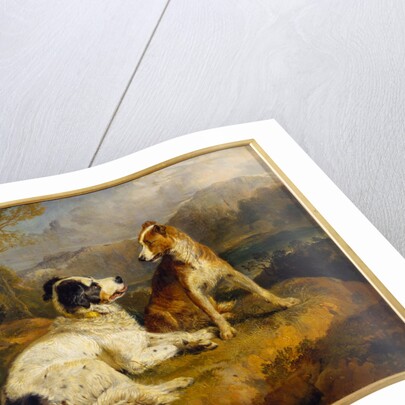 The Two Dogs by Edwin Henry LandseerRA) (Sir