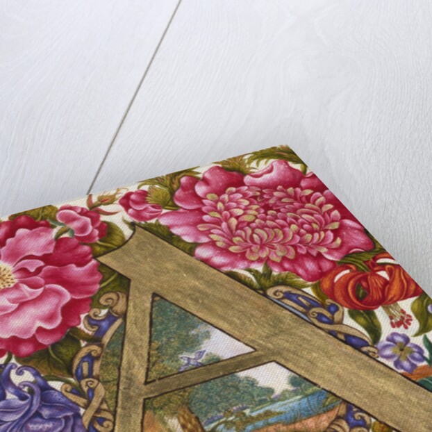 Initial A. Netherlands, 17th century by Unknown