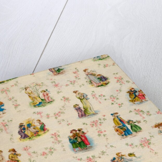 Nursery wallpaper by Kate Greenaway