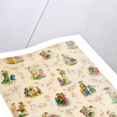 Nursery wallpaper by Kate Greenaway