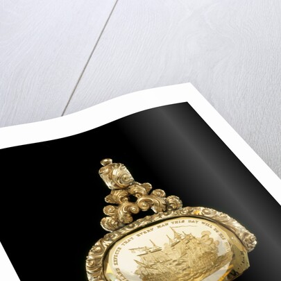 Fob seal with a scene of The Battle of Trafalgar by Unknown