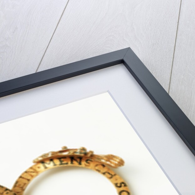 Marriage gimmel ring opened to show each ring by Anonymous