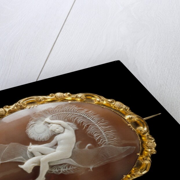 Brooch cameo depicting Ariel by Unknown
