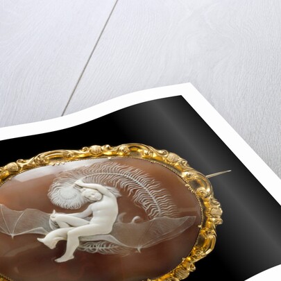 Brooch cameo depicting Ariel by Unknown