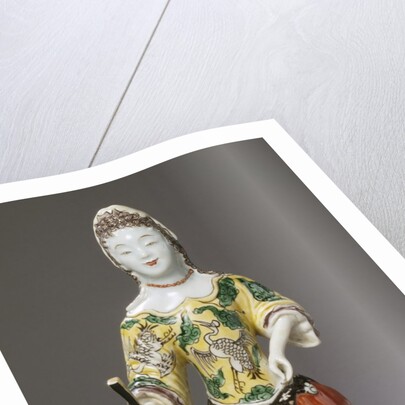 Figure of a woman in European Court dress by Unknown