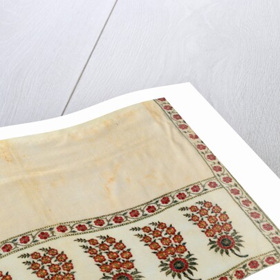 Bed hanging, detail by Anonymous
