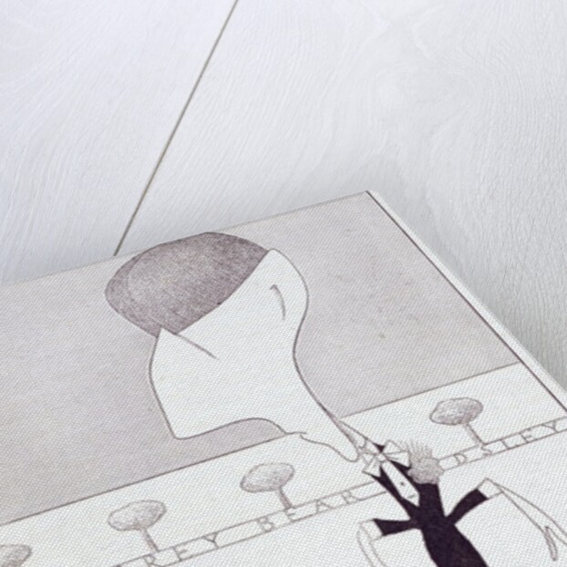 Caricature of Aubrey Beardsley by Max Beerbohm