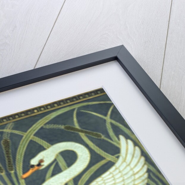 Swan, Rush and Iris by Walter Crane