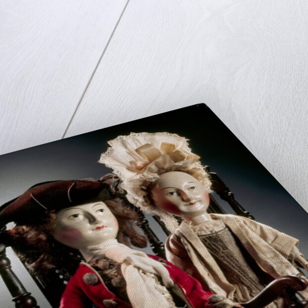 Lord and Lady Clapham Dolls. England, 17th-18th century by Unknown