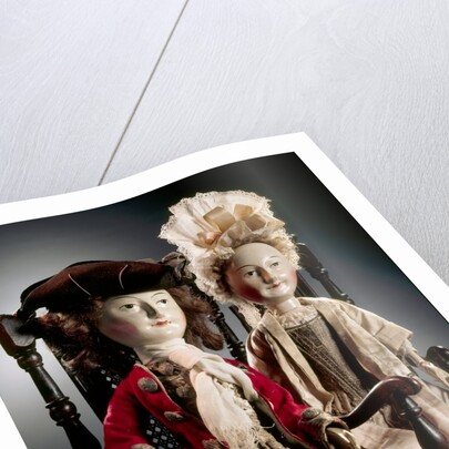 Lord and Lady Clapham Dolls. England, 17th-18th century by Unknown