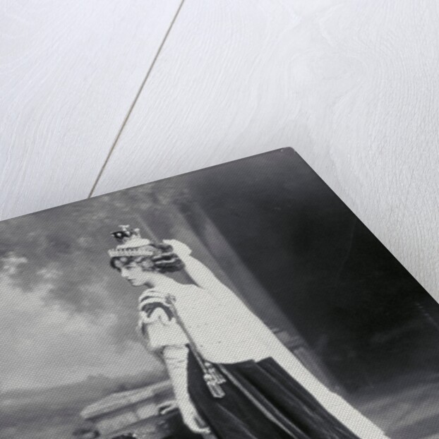 Countess Poulett in Robes for Coronation of the new King George V by Lafayette Portrait Studios