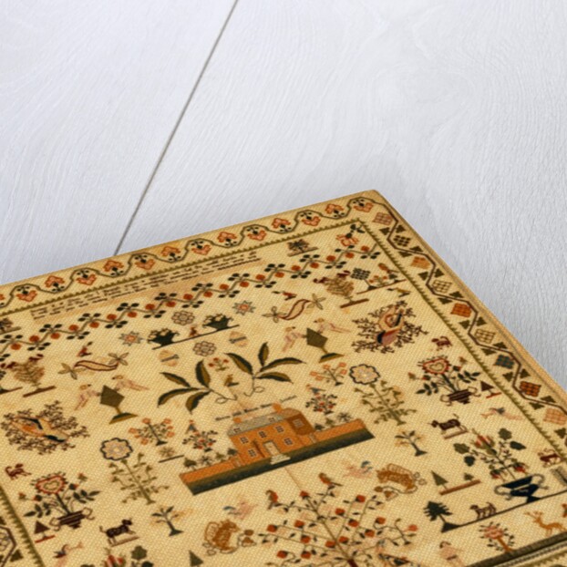 Sampler. England, 19th century by Sophia Stephens
