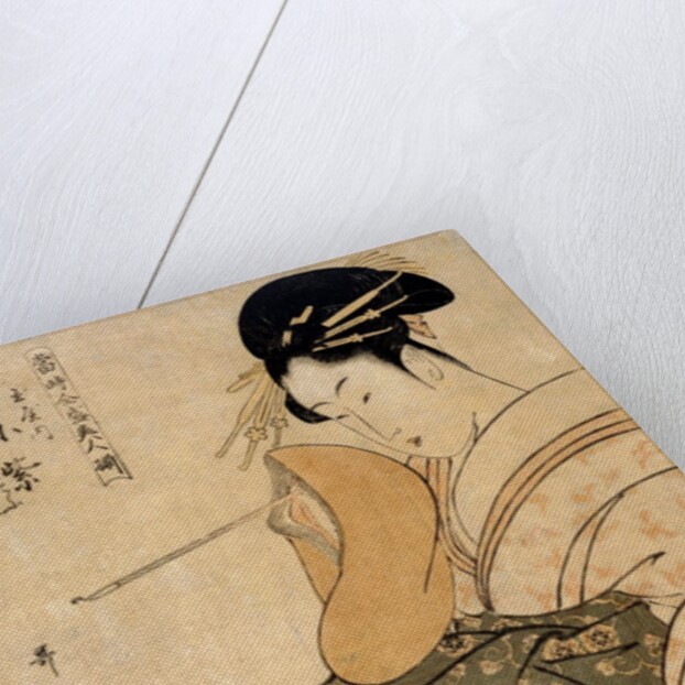 Woman with a pipe by Kitagawa Utamaro
