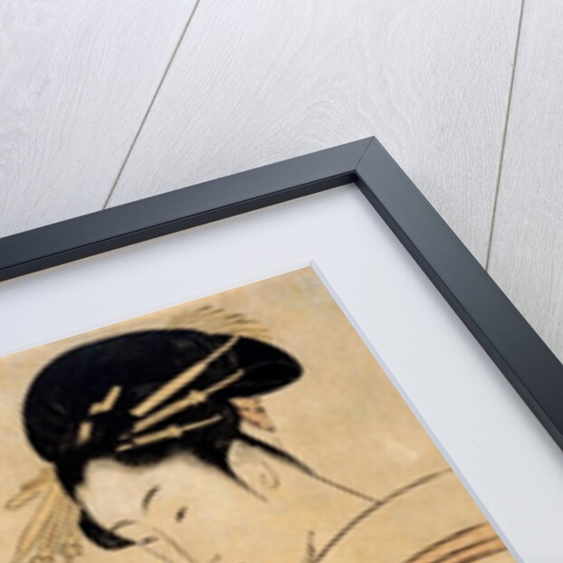 Woman with a pipe by Kitagawa Utamaro