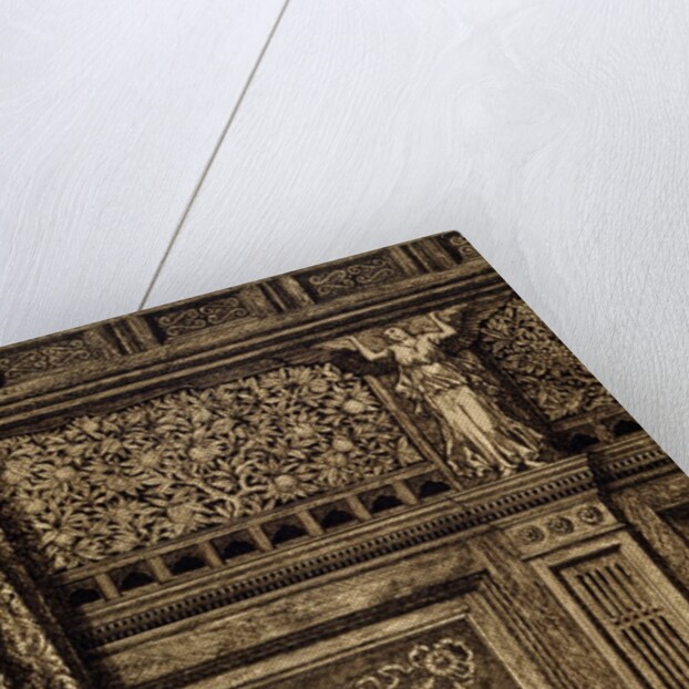 Panelled room with chair by Anonymous