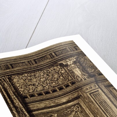 Panelled room with chair by Anonymous