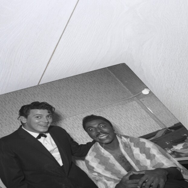 Little Richard with Gene Vincent by Harry Hammond