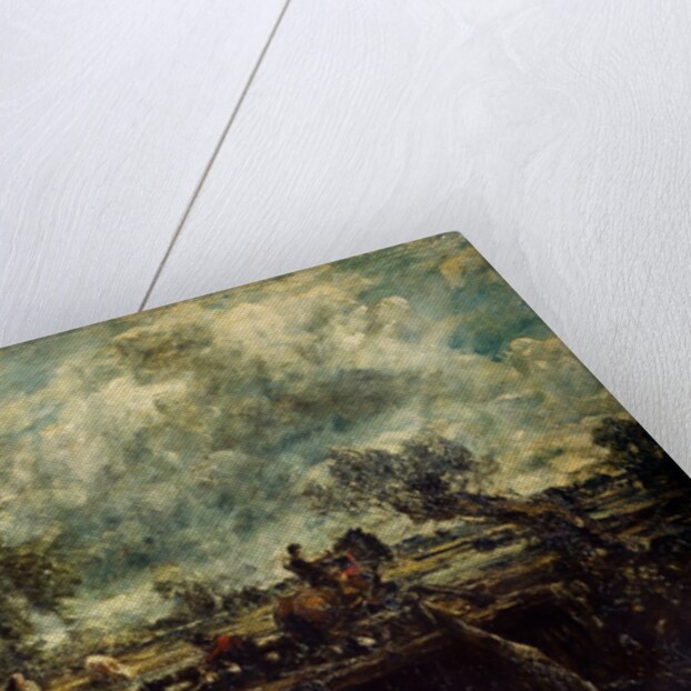 Study for The Leaping Horse by John Constable