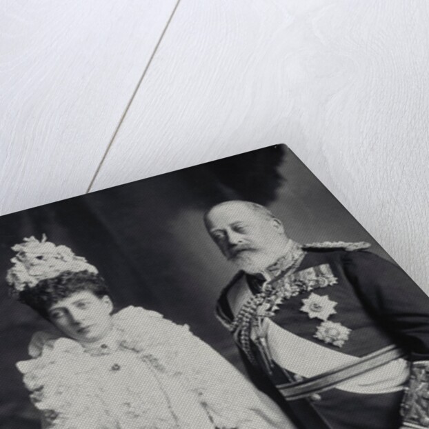 King Edward and Queen Alexandra during the royal couple's visit to Ireland by Lafayette Portrait Studios