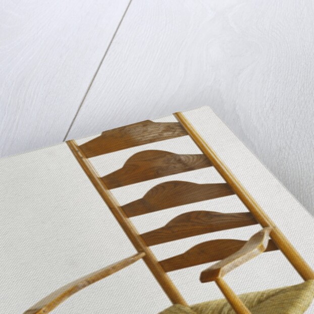 Ladder backed armchair by Ernest William Gimson