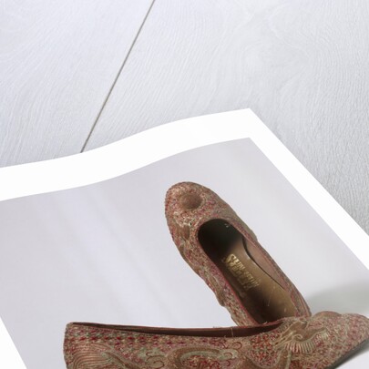 Bride's shoes by Unknown